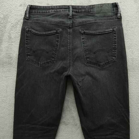 American Eagle Jeans Mens Size 32x32 (32x31 Real) Gray Slim Fit Stretch Denim - Picture 13 of 16
